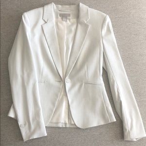 NWOT H&M size 4 grey/white blazer